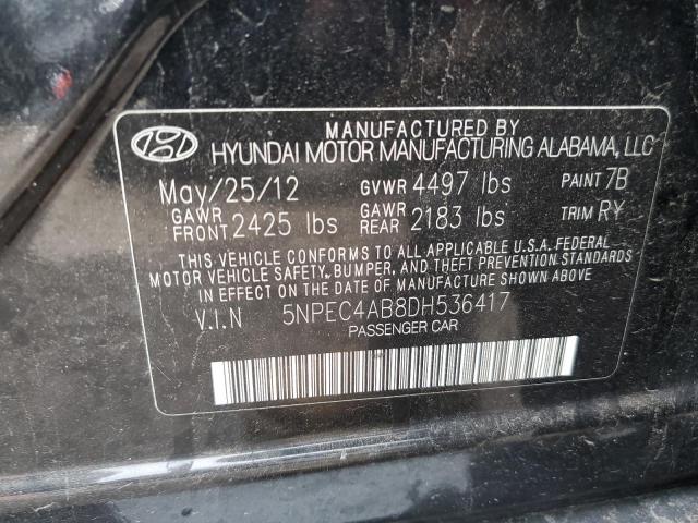 Photo 9 VIN: 5NPEC4AB8DH536417 - HYUNDAI SONATA SE 