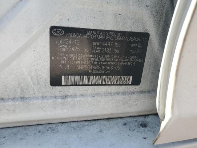 Photo 11 VIN: 5NPEC4AB8DH568705 - HYUNDAI SONATA SE 