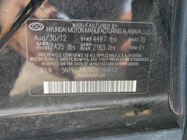 Photo 11 VIN: 5NPEC4AB8DH594110 - HYUNDAI SONATA 