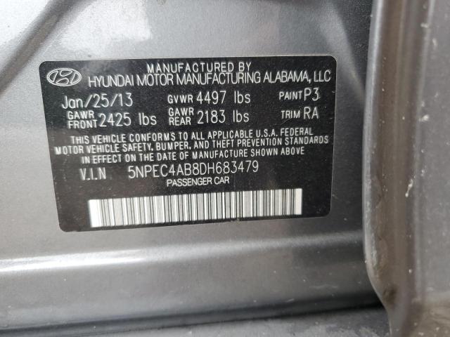 Photo 11 VIN: 5NPEC4AB8DH683479 - HYUNDAI SONATA SE 