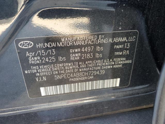 Photo 12 VIN: 5NPEC4AB8DH729439 - HYUNDAI SONATA SE 