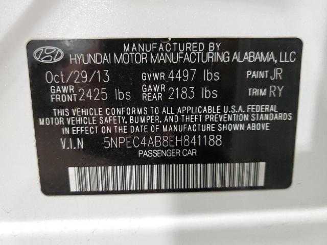 Photo 11 VIN: 5NPEC4AB8EH841188 - HYUNDAI SONATA 