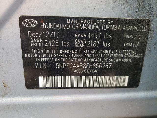 Photo 9 VIN: 5NPEC4AB8EH866267 - HYUNDAI SONATA SE 