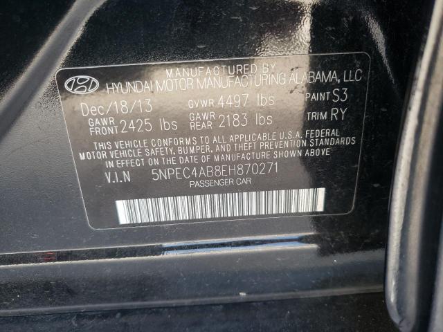 Photo 9 VIN: 5NPEC4AB8EH870271 - HYUNDAI SONATA SE 