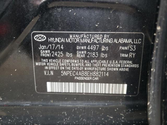 Photo 9 VIN: 5NPEC4AB8EH882114 - HYUNDAI SONATA SE 