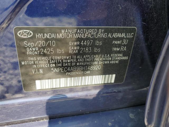 Photo 11 VIN: 5NPEC4AB9BH148920 - HYUNDAI SONATA SE 