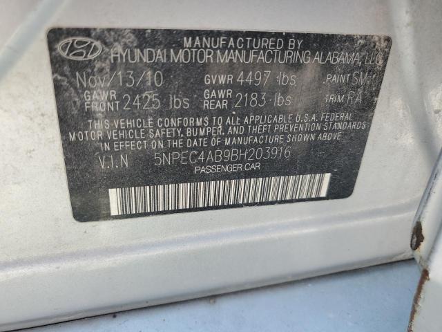 Photo 11 VIN: 5NPEC4AB9BH203916 - HYUNDAI SONATA SE 