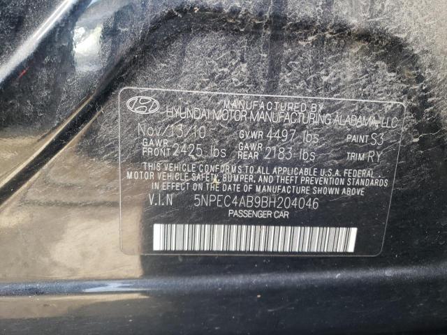 Photo 12 VIN: 5NPEC4AB9BH204046 - HYUNDAI SONATA 