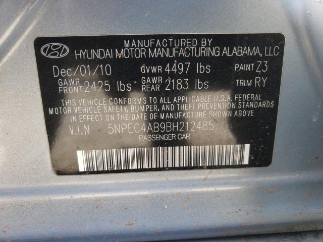 Photo 11 VIN: 5NPEC4AB9BH212485 - HYUNDAI SONATA 