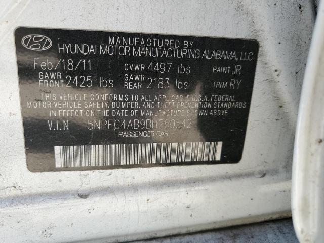 Photo 11 VIN: 5NPEC4AB9BH250542 - HYUNDAI SONATA 