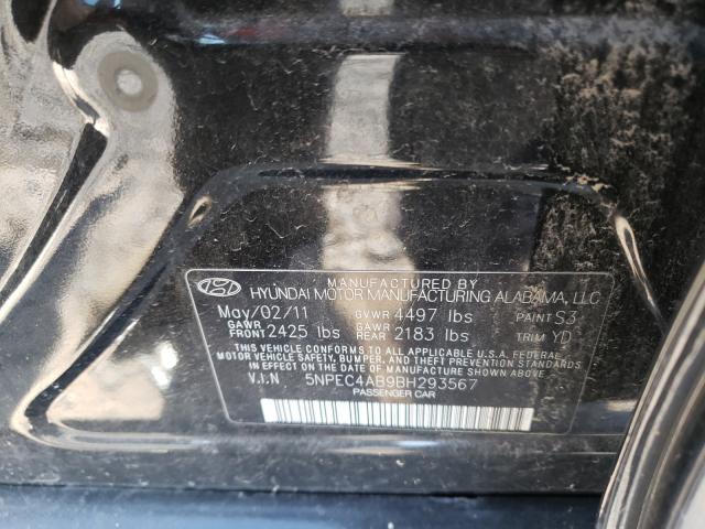 Photo 9 VIN: 5NPEC4AB9BH293567 - HYUNDAI SONATA SE 