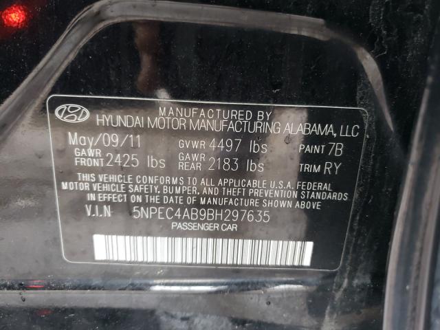 Photo 9 VIN: 5NPEC4AB9BH297635 - HYUNDAI SONATA SE 