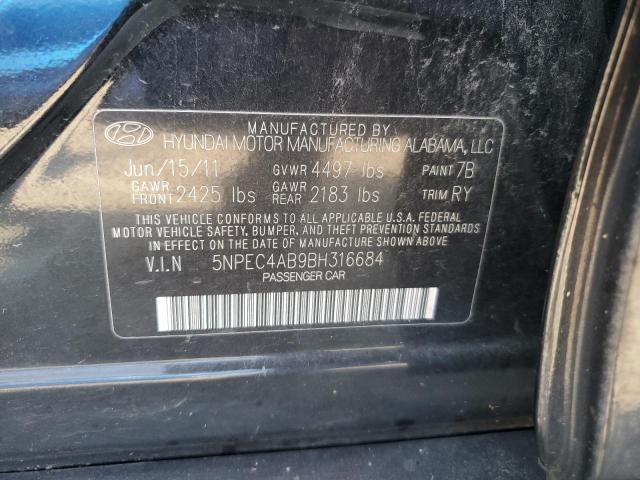 Photo 11 VIN: 5NPEC4AB9BH316684 - HYUNDAI SONATA 