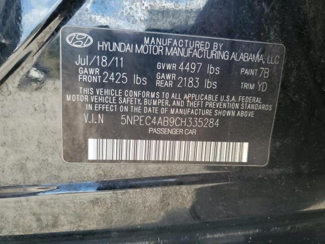 Photo 11 VIN: 5NPEC4AB9CH335284 - HYUNDAI SONATA SE 