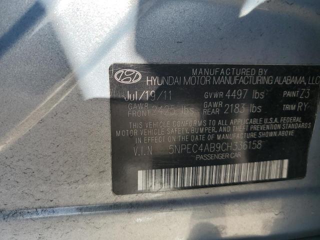 Photo 12 VIN: 5NPEC4AB9CH336158 - HYUNDAI SONATA SE 