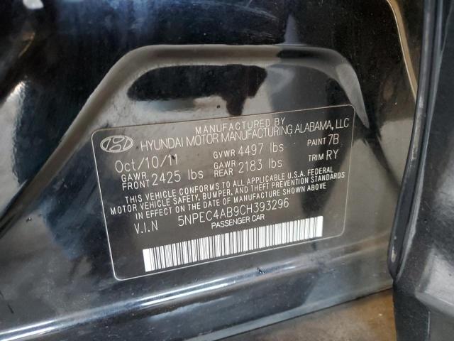 Photo 9 VIN: 5NPEC4AB9CH393296 - HYUNDAI SONATA SE 