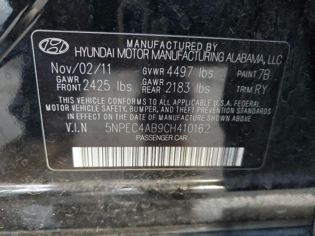 Photo 11 VIN: 5NPEC4AB9CH410162 - HYUNDAI SONATA 