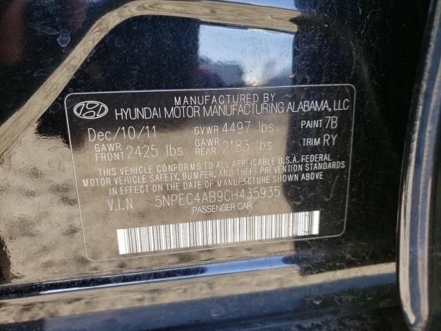 Photo 11 VIN: 5NPEC4AB9CH435935 - HYUNDAI SONATA 