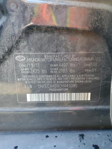 Photo 11 VIN: 5NPEC4AB9CH443095 - HYUNDAI SONATA SE 