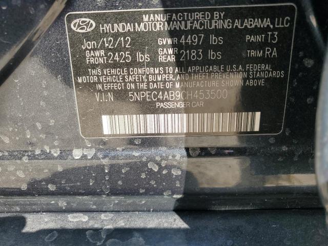 Photo 11 VIN: 5NPEC4AB9CH453500 - HYUNDAI SONATA SE 