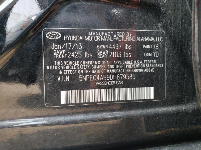 Photo 12 VIN: 5NPEC4AB9DH679585 - HYUNDAI SONATA SE 