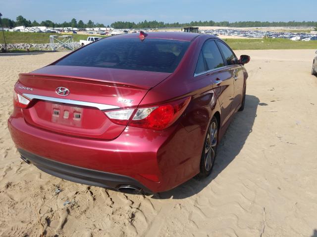 Photo 3 VIN: 5NPEC4AB9EH824139 - HYUNDAI SONATA SE 