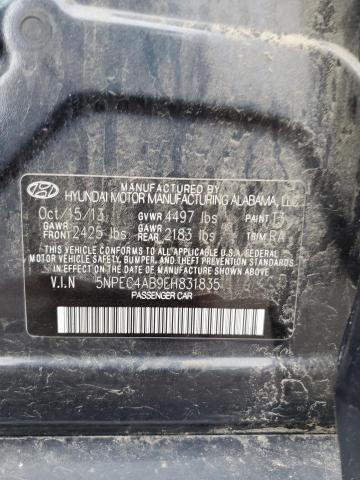 Photo 12 VIN: 5NPEC4AB9EH831835 - HYUNDAI SONATA SE 