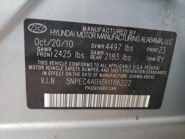 Photo 11 VIN: 5NPEC4ABXBH186222 - HYUNDAI SONATA 