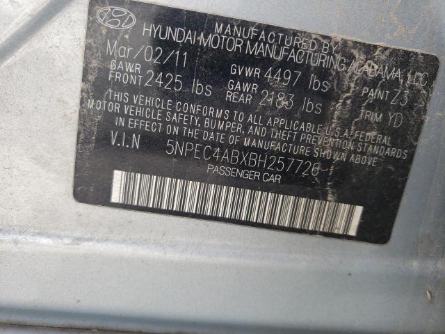 Photo 11 VIN: 5NPEC4ABXBH257726 - HYUNDAI SONATA SE 