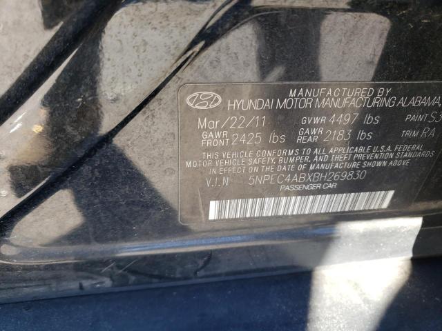 Photo 11 VIN: 5NPEC4ABXBH269830 - HYUNDAI SONATA 