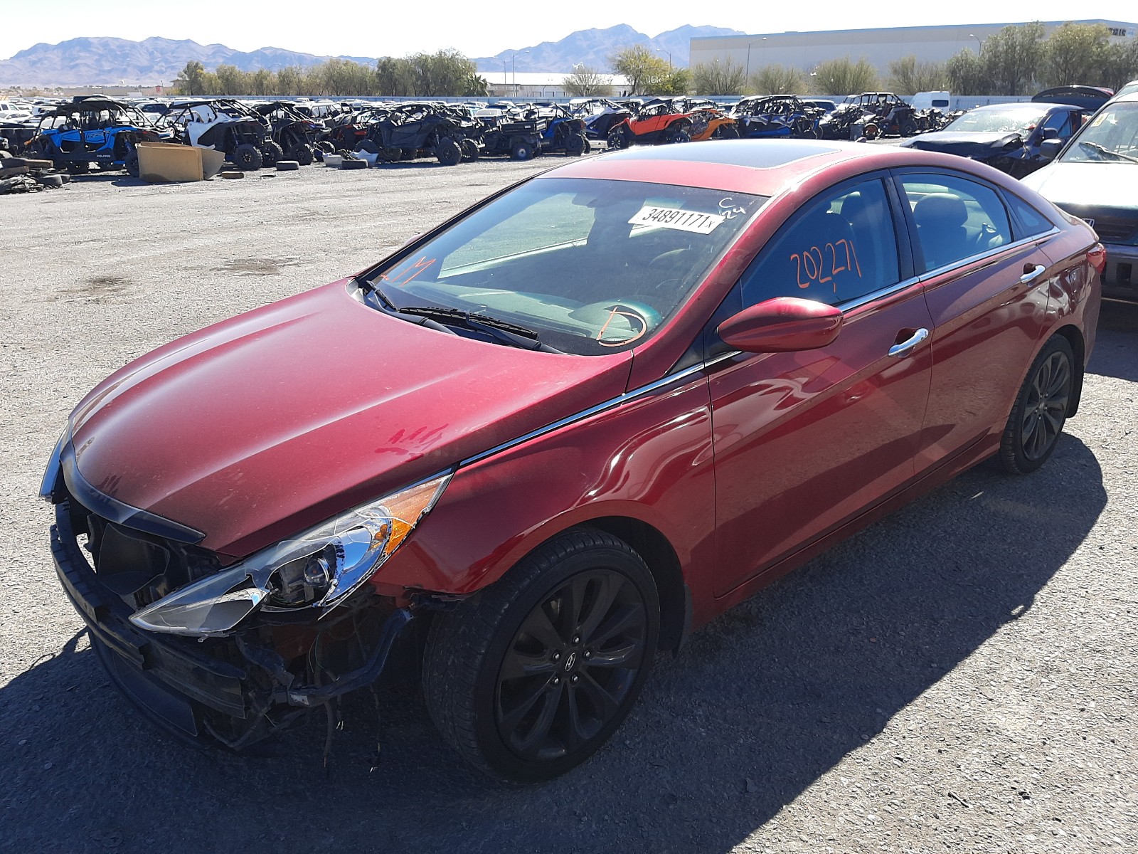 Photo 1 VIN: 5NPEC4ABXCH366592 - HYUNDAI SONATA SE 