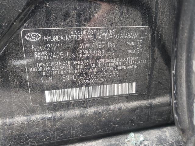 Photo 9 VIN: 5NPEC4ABXCH424555 - HYUNDAI SONATA SE 