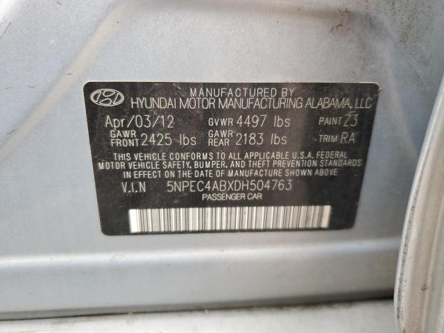 Photo 11 VIN: 5NPEC4ABXDH504763 - HYUNDAI SONATA 