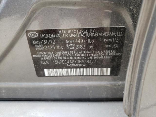 Photo 9 VIN: 5NPEC4ABXDH538377 - HYUNDAI SONATA SE 