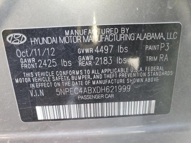 Photo 12 VIN: 5NPEC4ABXDH621999 - HYUNDAI SONATA SE 