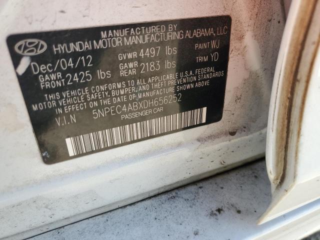 Photo 11 VIN: 5NPEC4ABXDH656252 - HYUNDAI SONATA 