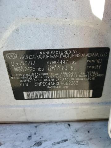 Photo 11 VIN: 5NPEC4ABXDH662262 - HYUNDAI SONATA SE 