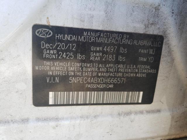 Photo 11 VIN: 5NPEC4ABXDH666571 - HYUNDAI SONATA 