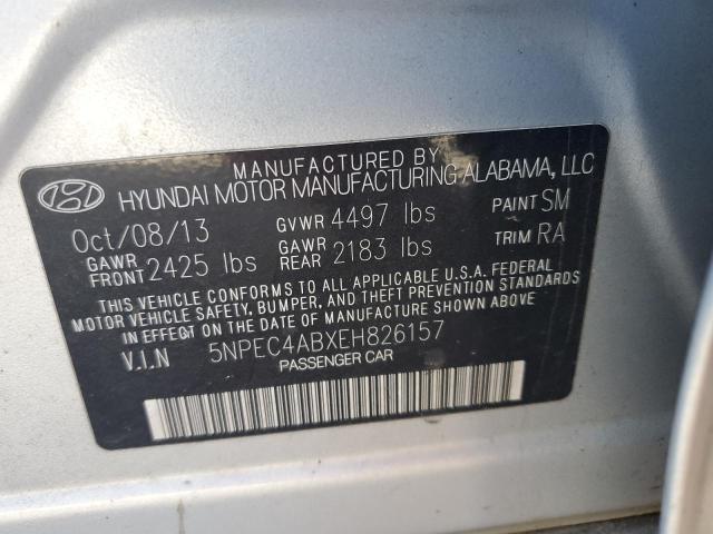 Photo 11 VIN: 5NPEC4ABXEH826157 - HYUNDAI SONATA 