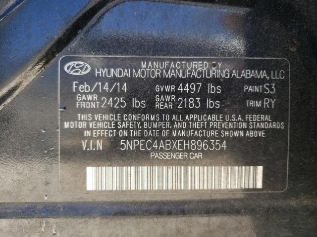 Photo 9 VIN: 5NPEC4ABXEH896354 - HYUNDAI SONATA SE 