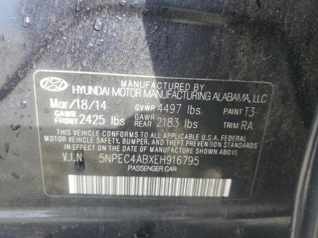 Photo 11 VIN: 5NPEC4ABXEH916795 - HYUNDAI SONATA SE 