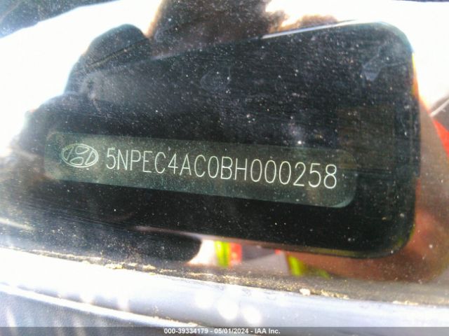 Photo 8 VIN: 5NPEC4AC0BH000258 - HYUNDAI SONATA 