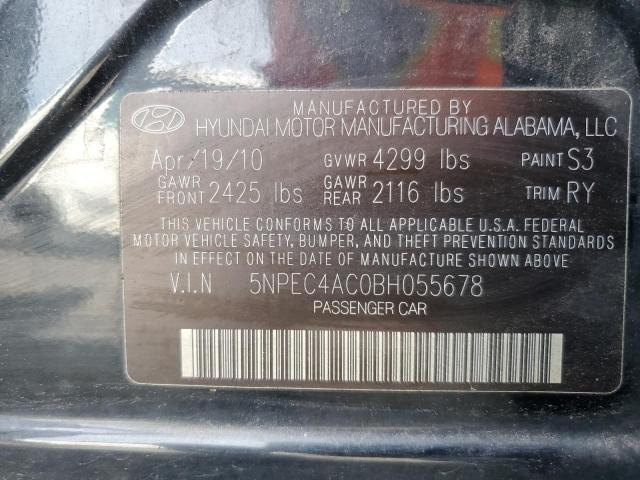 Photo 11 VIN: 5NPEC4AC0BH055678 - HYUNDAI SONATA 