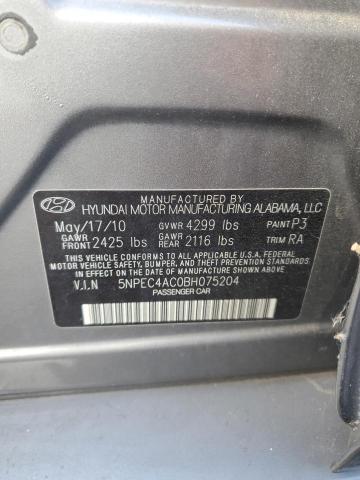 Photo 11 VIN: 5NPEC4AC0BH075204 - HYUNDAI SONATA SE 