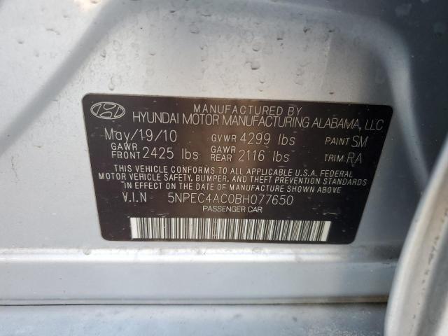 Photo 12 VIN: 5NPEC4AC0BH077650 - HYUNDAI SONATA 