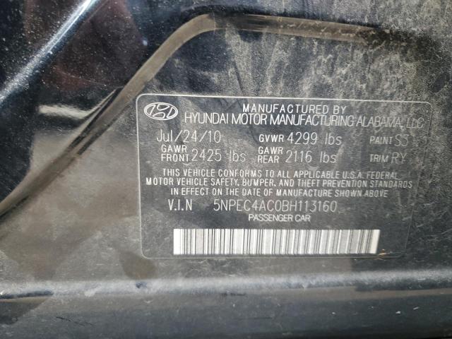 Photo 11 VIN: 5NPEC4AC0BH113160 - HYUNDAI SONATA SE 