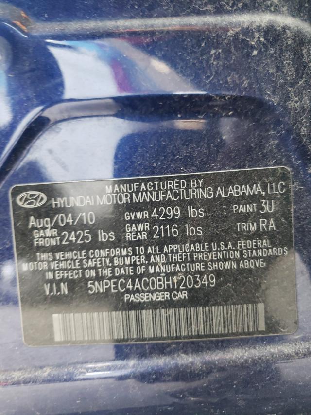 Photo 9 VIN: 5NPEC4AC0BH120349 - HYUNDAI SONATA SE 