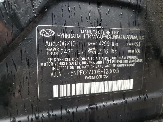 Photo 11 VIN: 5NPEC4AC0BH123025 - HYUNDAI SONATA 