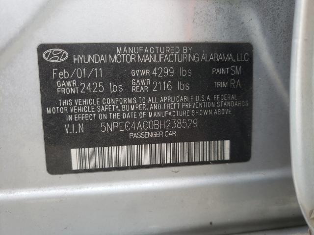 Photo 9 VIN: 5NPEC4AC0BH238529 - HYUNDAI SONATA SE 