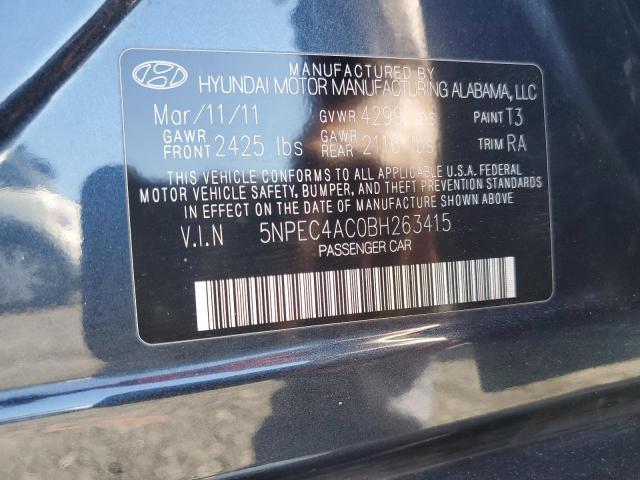 Photo 11 VIN: 5NPEC4AC0BH263415 - HYUNDAI SONATA SE 